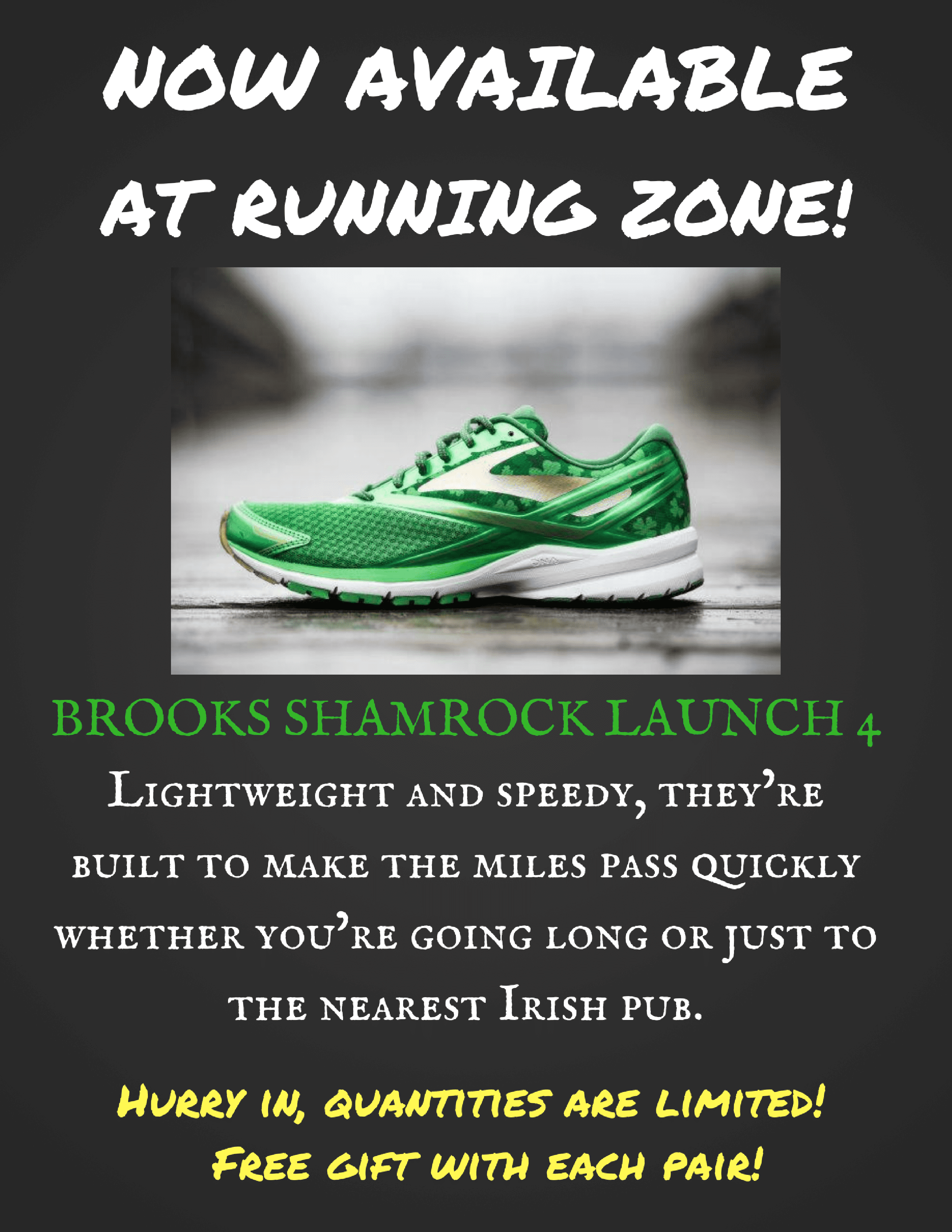 limited edition brooks launch 4 now in stock running zone