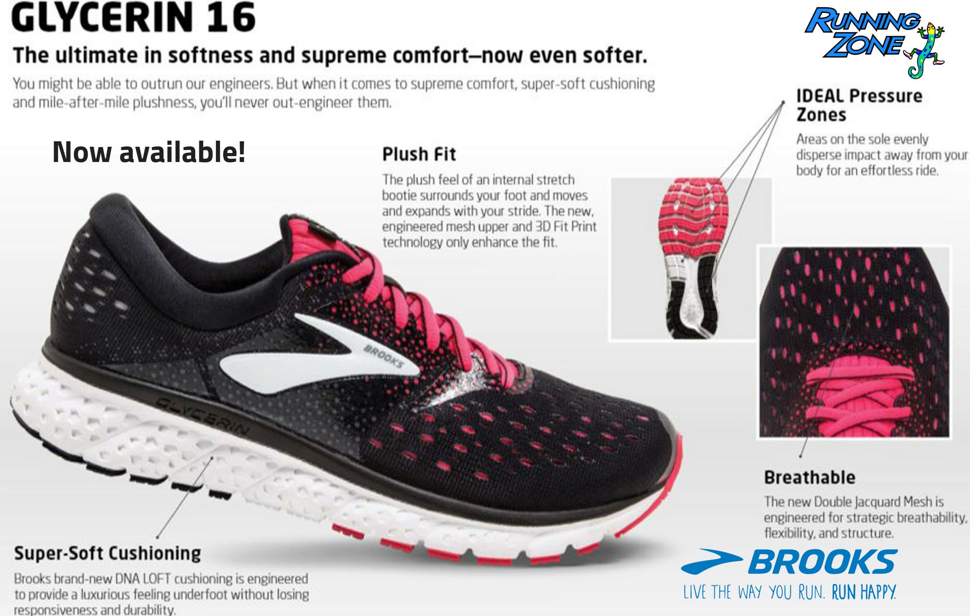 brooks glycerin 16 vs nike pegasus 35